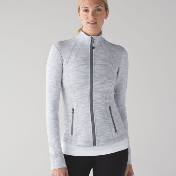Lululemon Define Jacket-Wee Are From Space Ice Grey Size 6 - Picture 8 of 9
